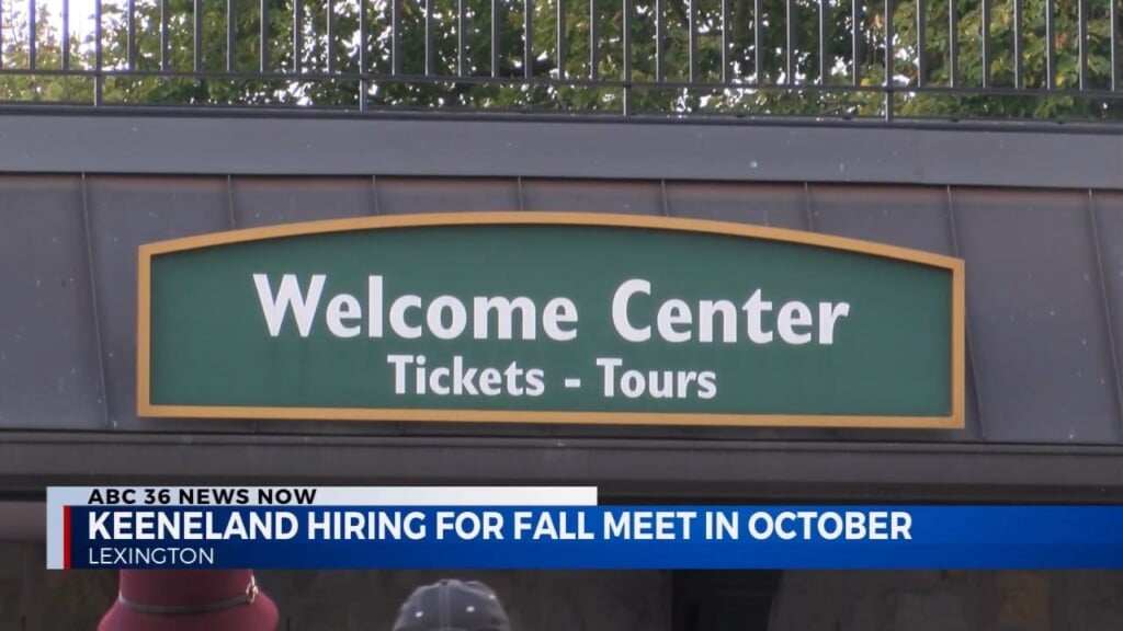 Keeneland Is Hiring For The Fall Meet Starting In October
