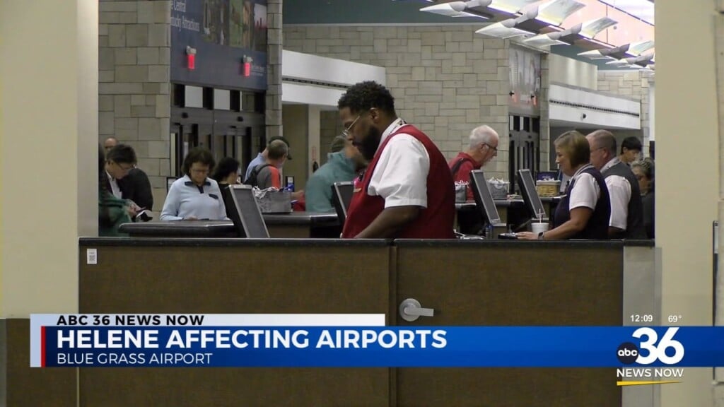 Helene Takes A Toll On Airports