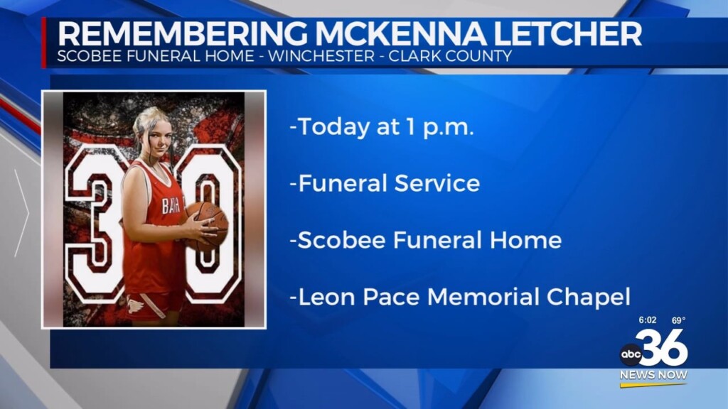 A Funeral In Clark County Today For A High School Student Hit, Killed By A School Bus