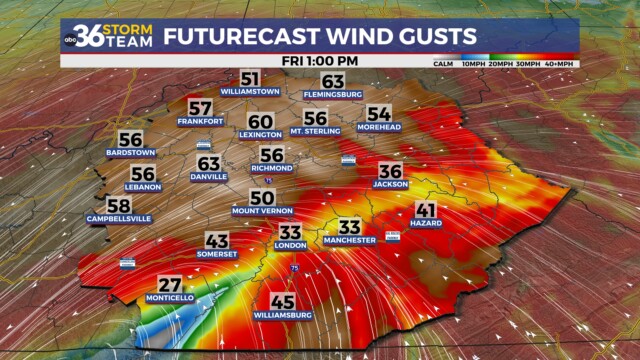 Helene to bring strong wind gusts and heavy rain Friday - WTVQ
