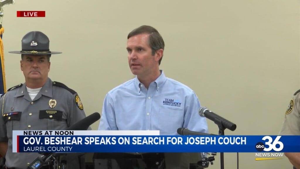 Governor Beshear On Joseph Couch Search