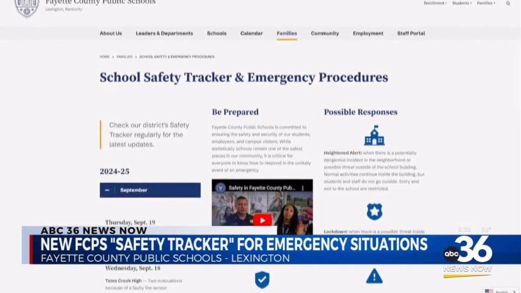 Fayette County Public Schools Releases New "safety Tracker"