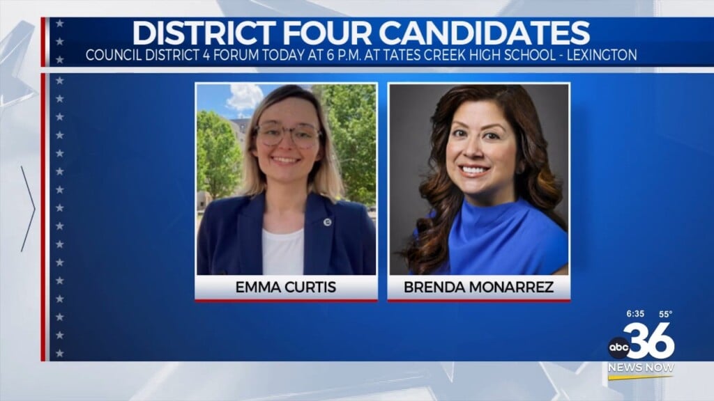 A District Council Candidate Forum, The Second Of Four, Will Be Held At Tates Creek High School Tonight