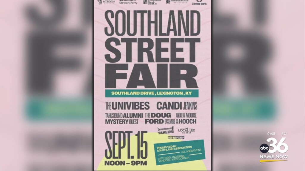 Tahlsound's Southland Street Fair Includes The Univibes Candi Jenkins And An Alumni Mystery Guest