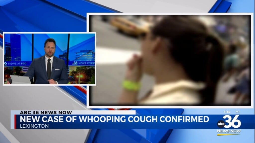 Another New Case Of Whooping Cough In Lexington 092524