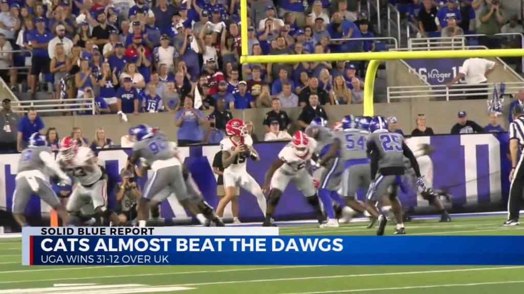 Kentucky Almost Beats Georgia, Loses 13 12