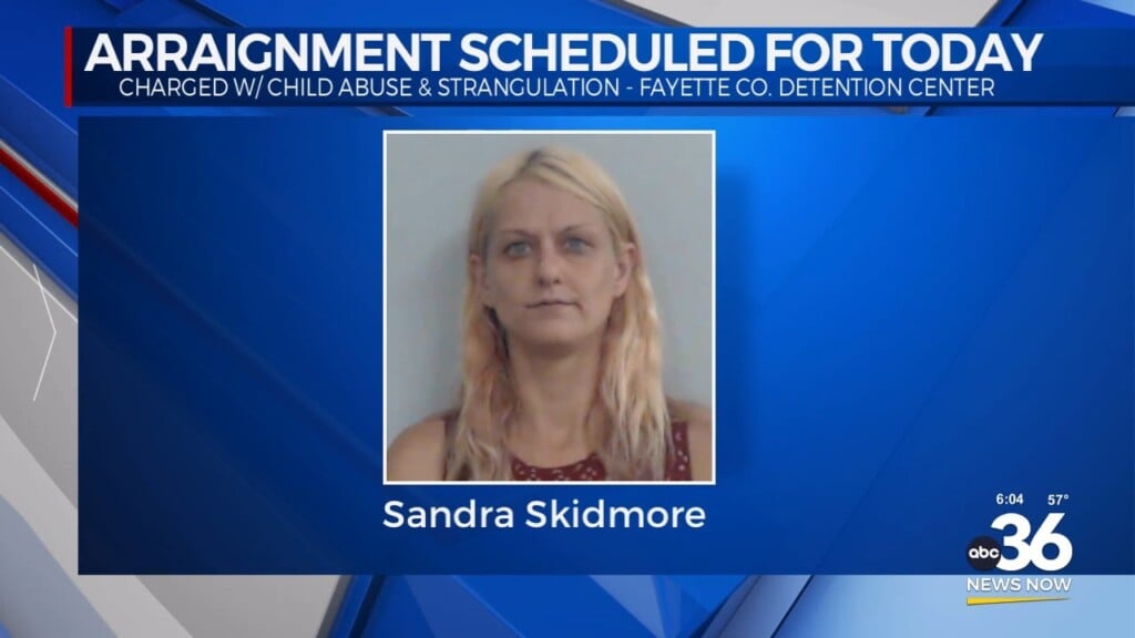 An Arraignment This Afternoon In Lexington For A Woman Charged With Child Abuse And Strangulation