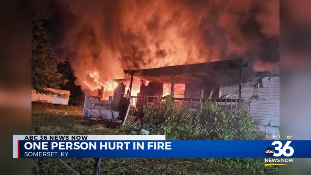 One Person Hurt In Trailer House Fire 090324