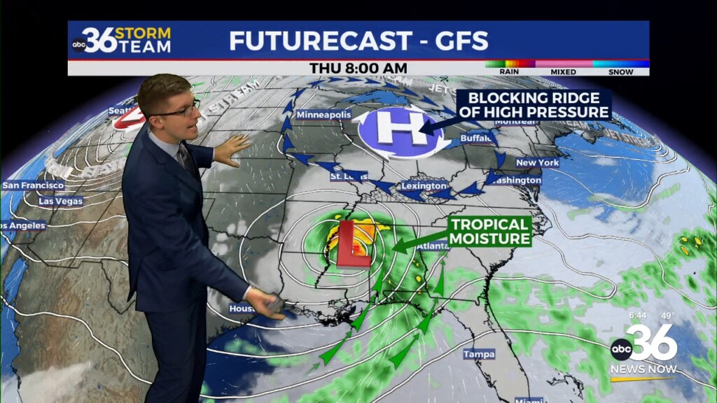 Warmer And Dry Mid Week Ahead Of Potential Tropical Impacts Late Week