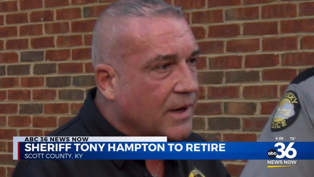 Scott County Sheriff, Tony Hampton To Retire 092424