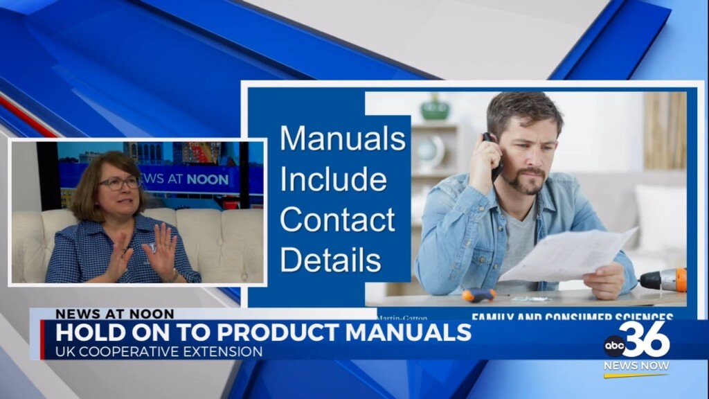 U.k.'s Jeanne Badgett Says Hold On To Product Manuals