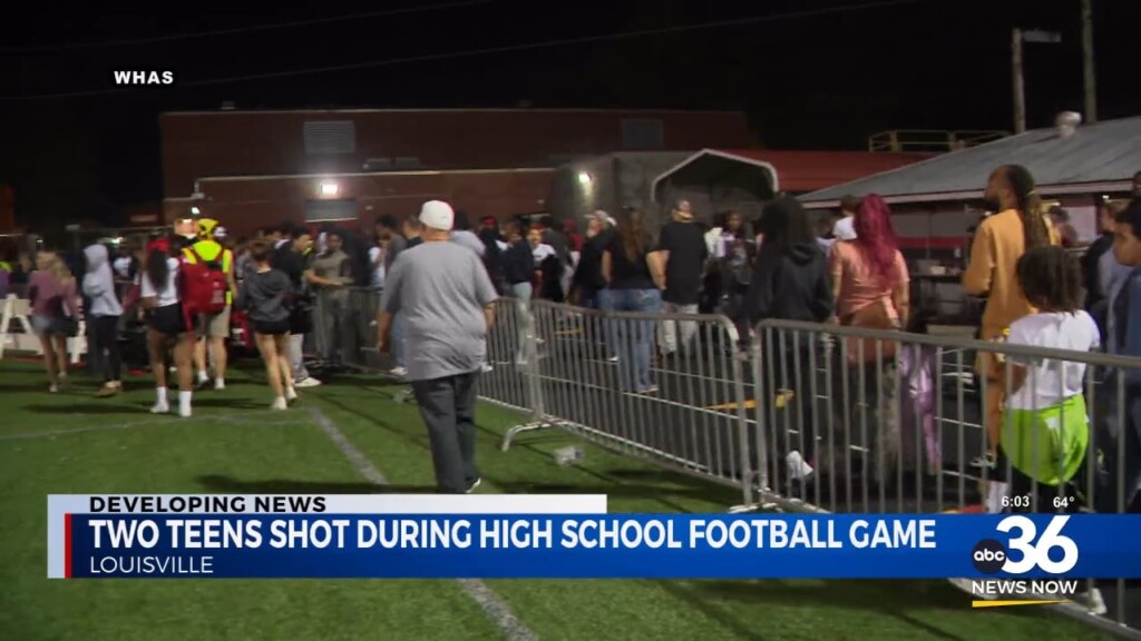 Two Teens Shot During High School Football Game