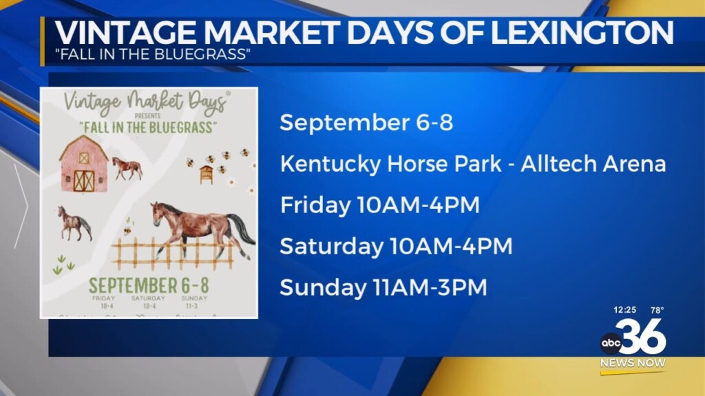 Vintage Market Days Of Lexington
