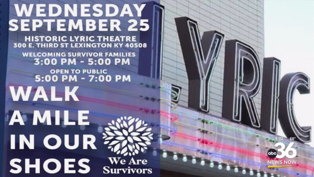 Walk A Mile In Our Shoes Event Will Be Held At The Lyric Theatre