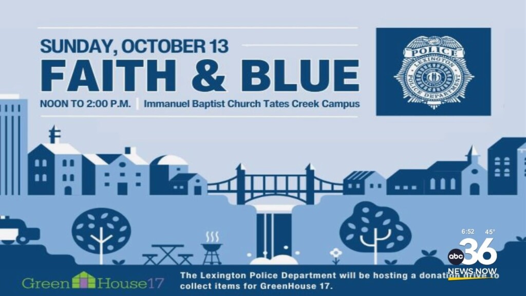 Lexington Police's 'faith And Blue' Event