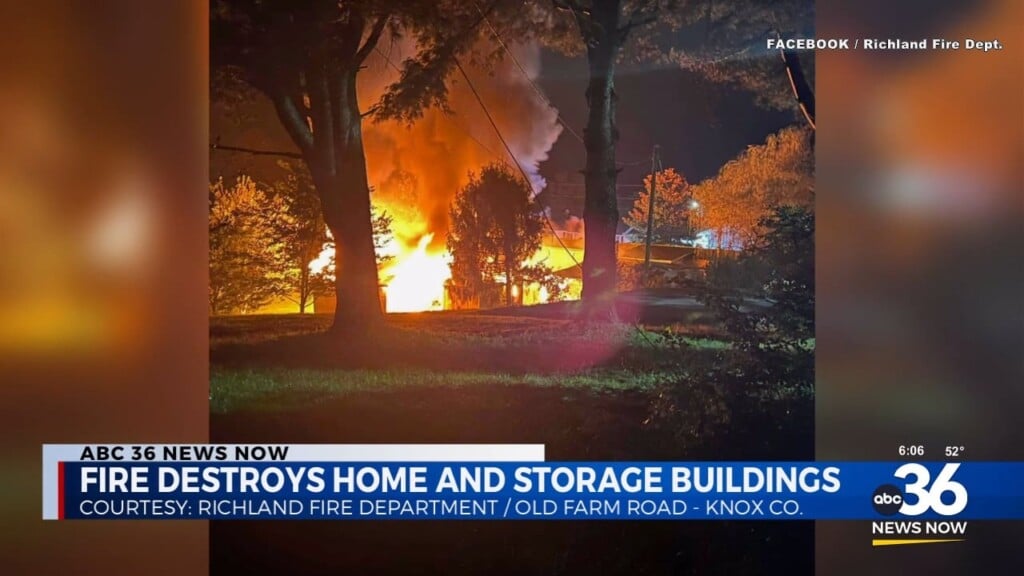 Fire Destroys Several Buildings In Knox County