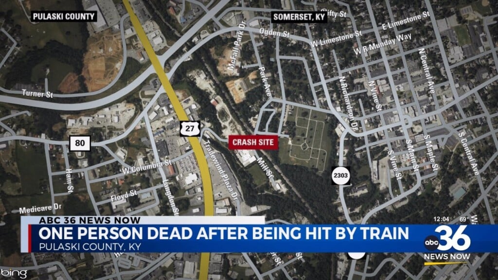 A 34 Year Old Man Died In Pulaski County After Being Hit By A Norfolk Southern Train
