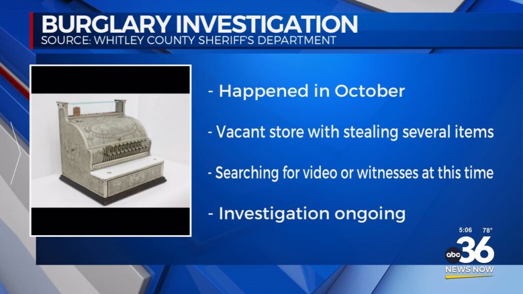 Store Burglary Investigation 103024