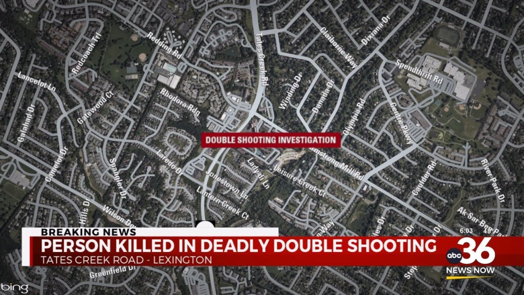 Person Killed In Double Shooting