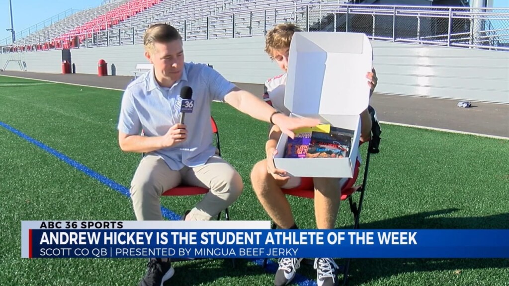 Andrew Hickey Is The Mingua Beef Jerky Student Athlete Of The Week