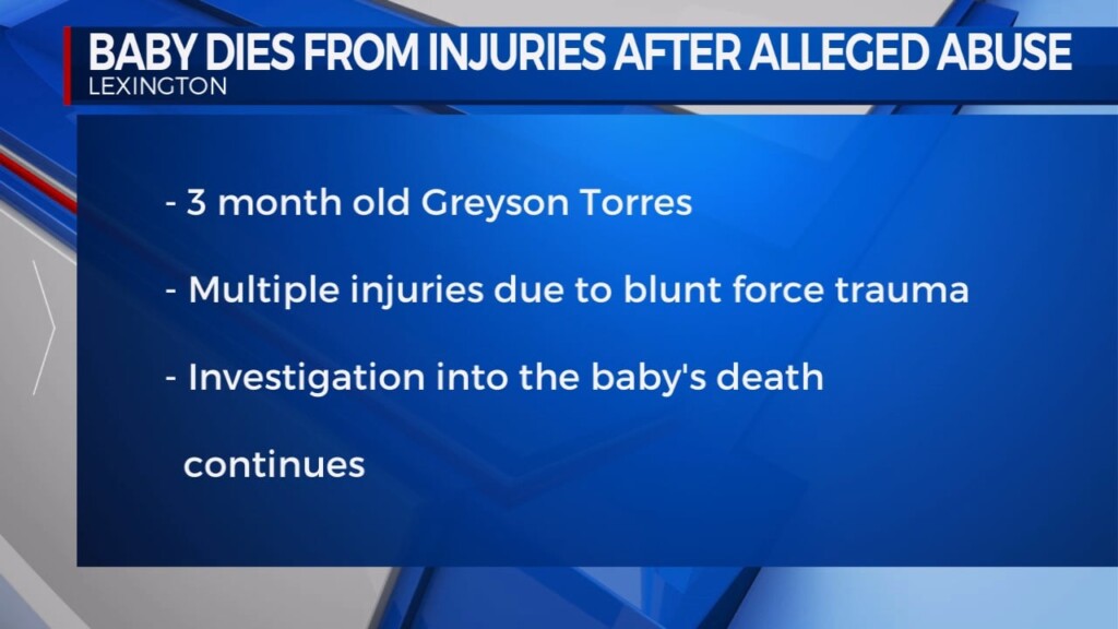 Alleged Abused Baby Dies