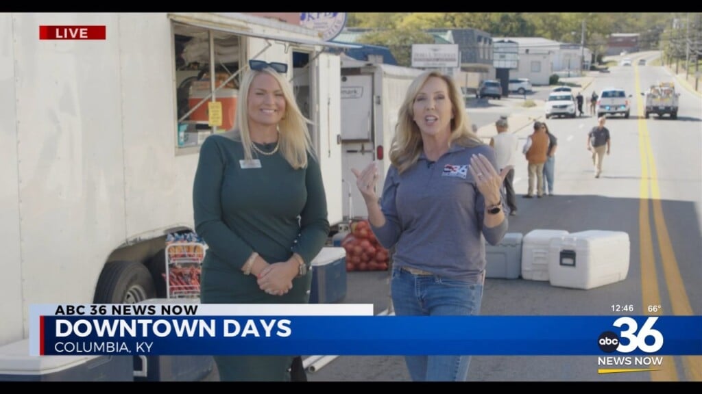 Downtown Days Going On Now In Columbia, Kentucky