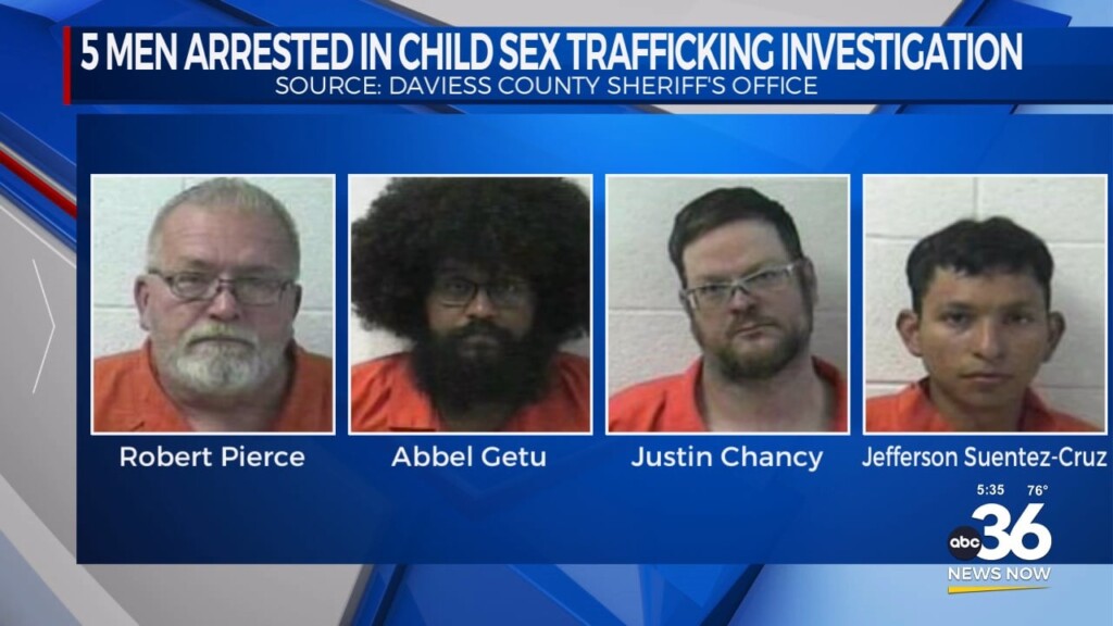 5 Men Arrested In Child Sex Trafficking Investigation 102324