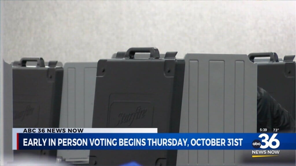Early In Person Voting Begins October 31st 100824