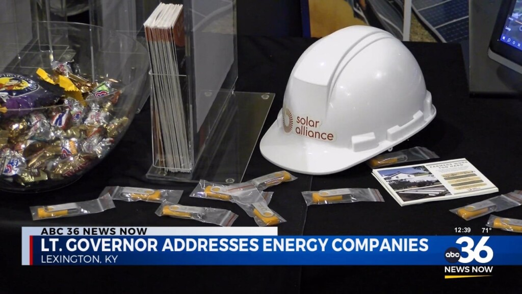 Kentucky Lt. Governor Meets With Energy Companies