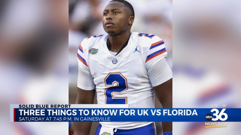 Three Things To Know For Kentucky Versus Florida