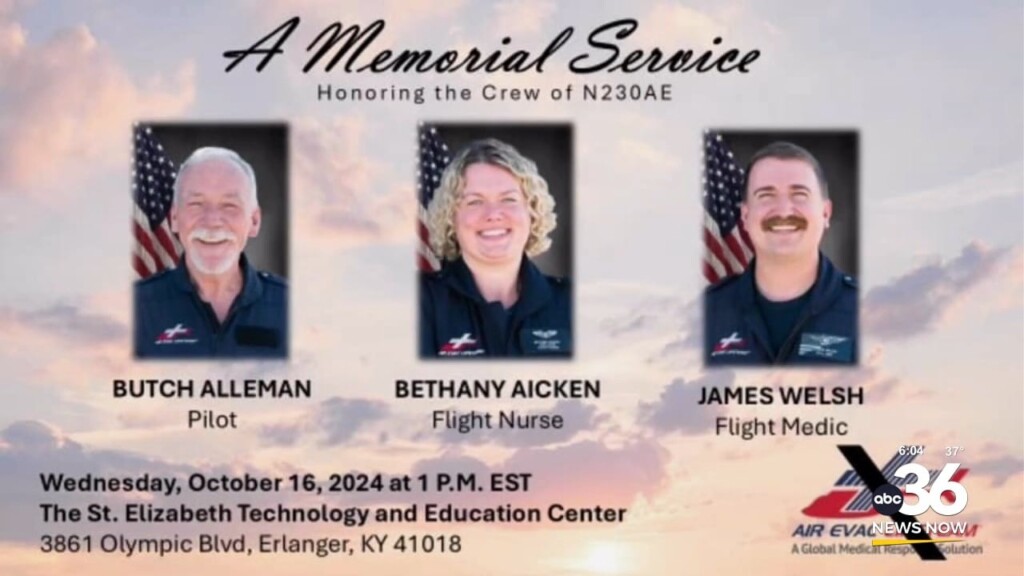 Memorial In Honor Of Air Evac Crew Members Killed In Crash