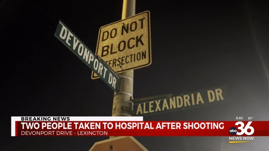 Two People Hospitalized After Shooting