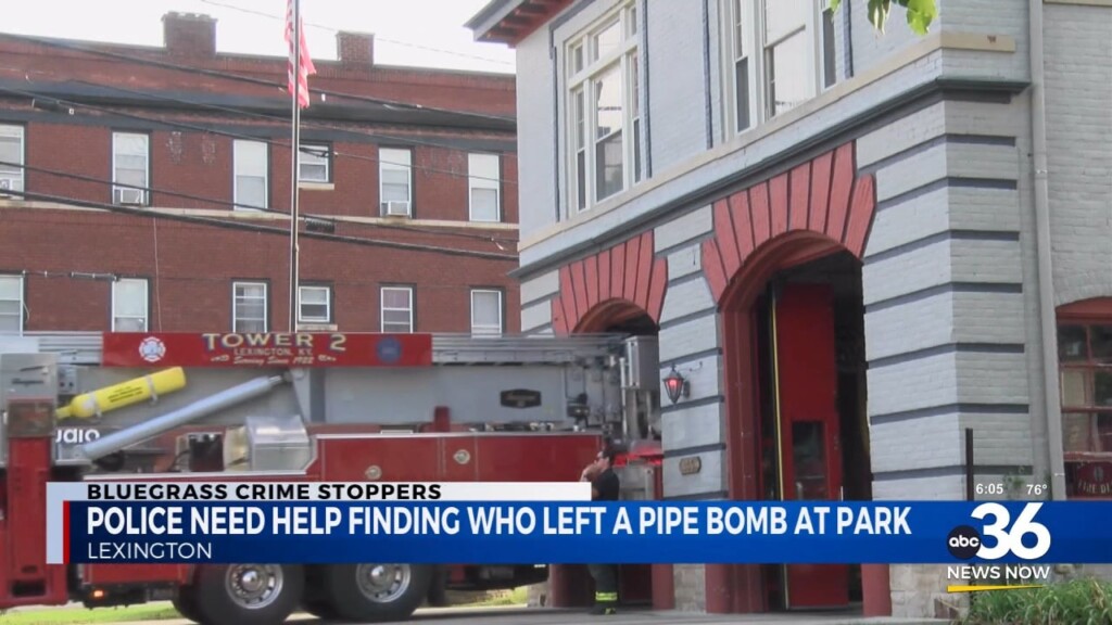 Bluegrass Crime Stoppers Need Help Finding Out Who Left A Bomb In Woodland Park 102324