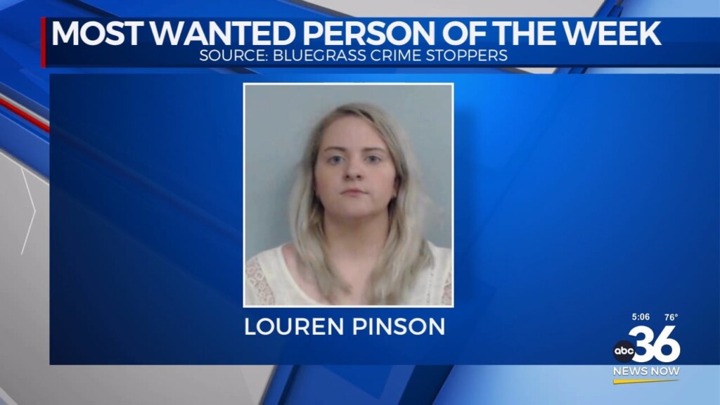 Bluegrass Crime Stoppers' Most Wanted Person Of The Week 102324