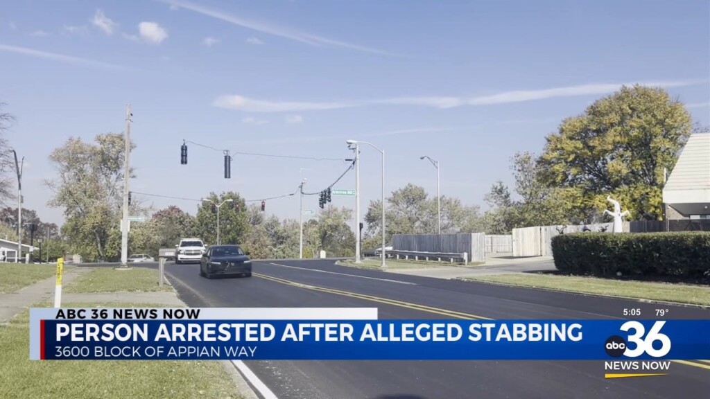 One Person Arrested After A Stabbing 102924