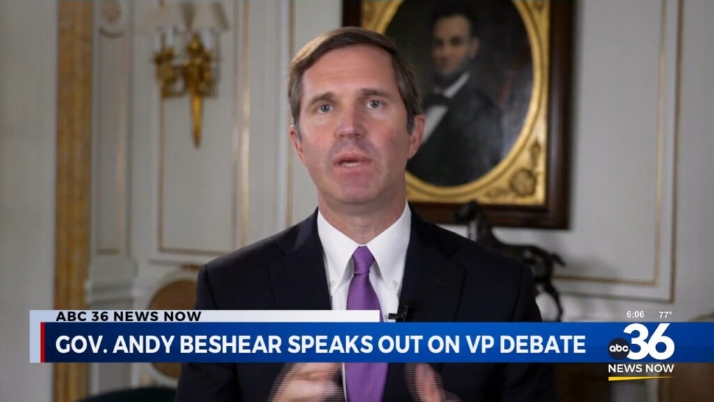 Gov. Andy Beshear Speaks Out On Vp Debate 100124