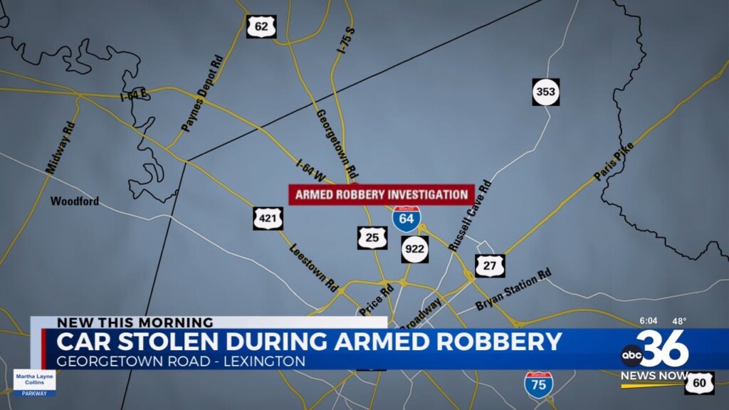Car Stolen In Georgetown Road Lexington Armed Robbery
