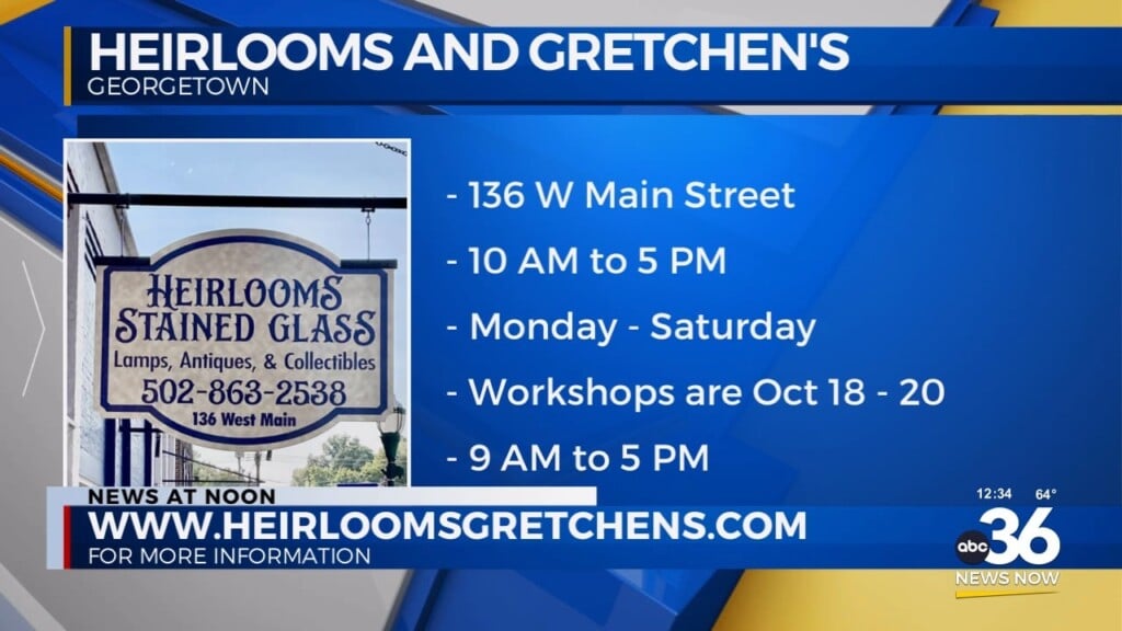 Stained Glass Workshops Are Being Offered By Heirlooms And Gretchen's On Main Street In Georgetown