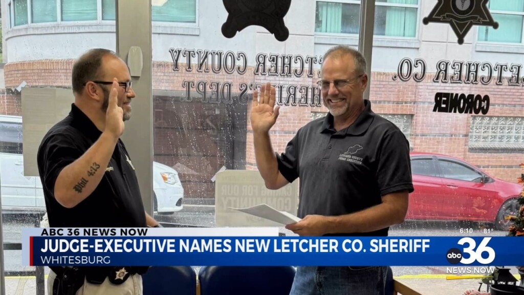 Judge Executive Names New Sheriff For Letcher County 100424