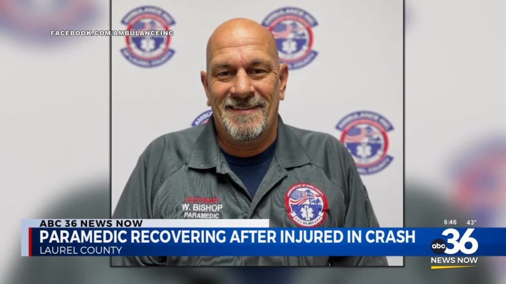 Laurel County Paramedic Injured In Crash