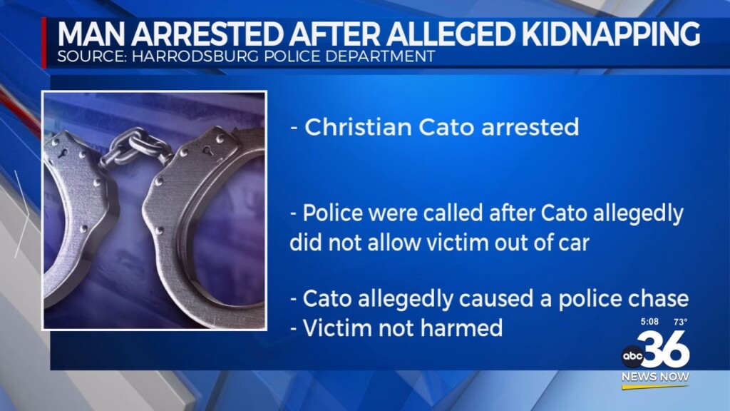 Harrodsburg Man Arrested After Attempted Kidnapping, Police Chase 100824
