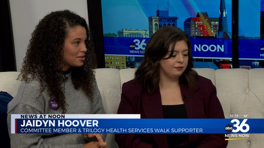 Alzheimer's Committee Members Jaidyn Hoover And Shelby Bass Talk About The Benefit's Of The Walk To End Alzheimer's Organization