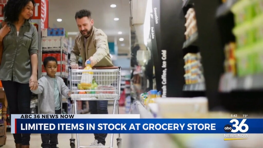 Limited Items In Stock At Grocery Stores 100224