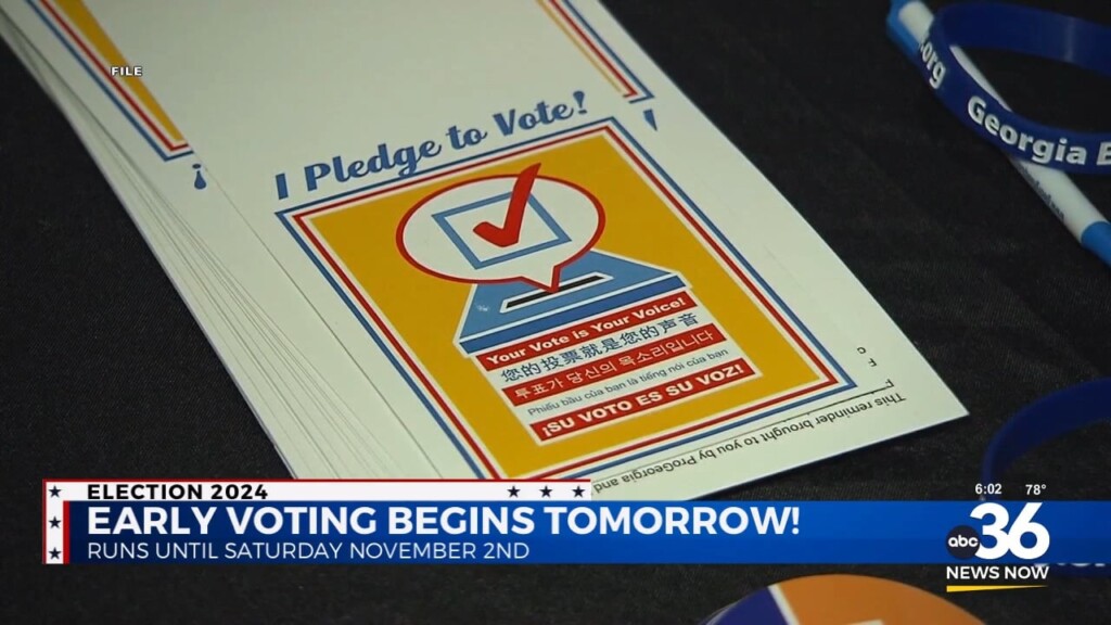 Early Voting Begins Tomorrow 103024