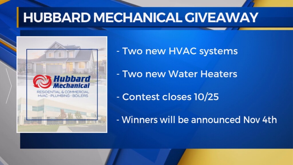 Hubbard Mechanical Giveaway