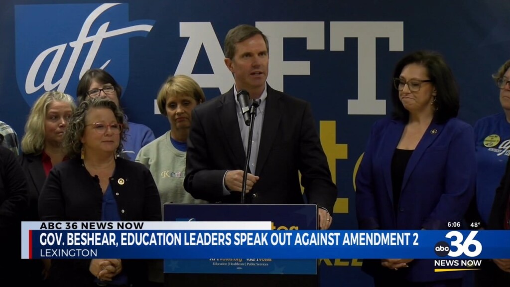 Governor Beshear And Education Leaders Speak Out Against Amendment 2 101524