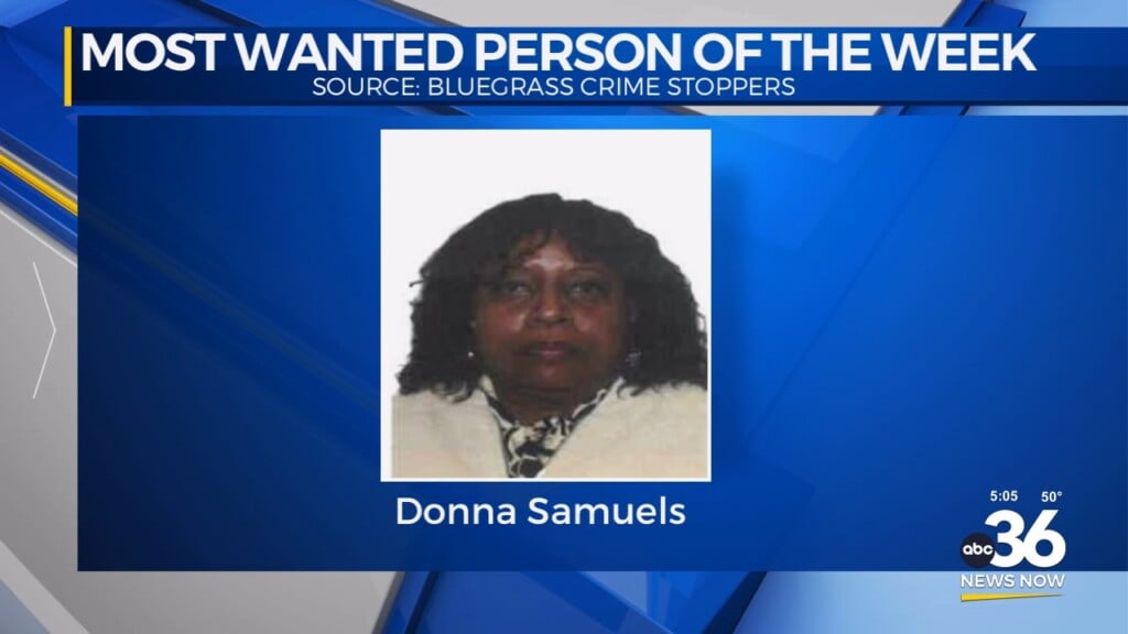 Bluegrass Crime Stoppers' Most Wanted Person Of The Week 112024
