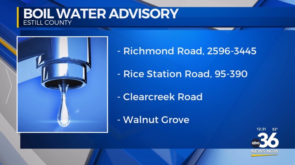 Boil Water Advisory