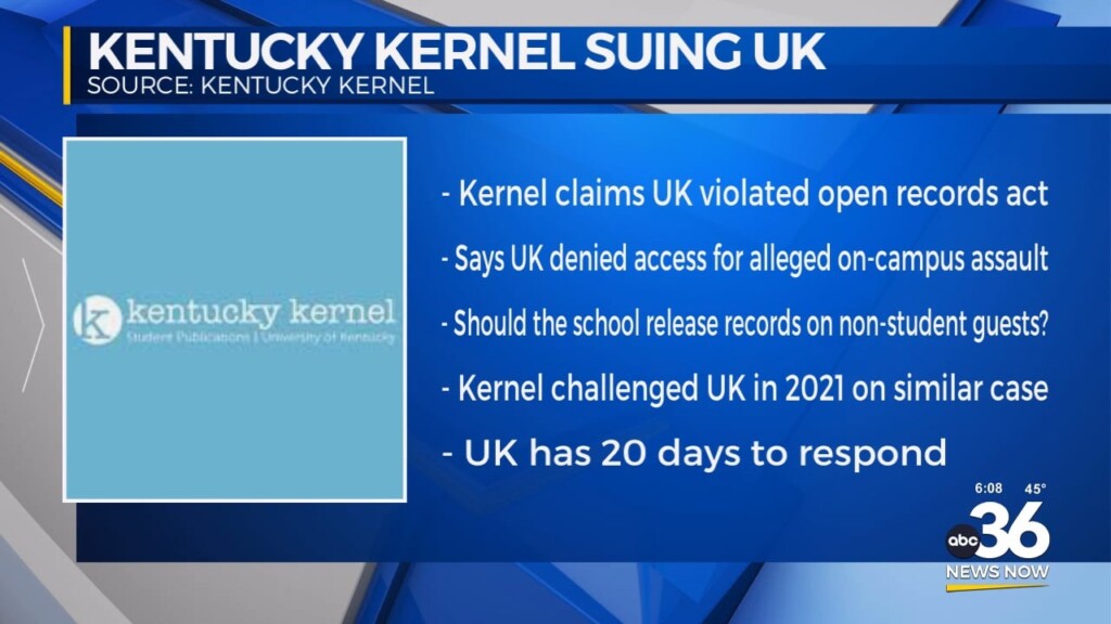 Kentucky Kernel Newspaper Suing Uk 112624