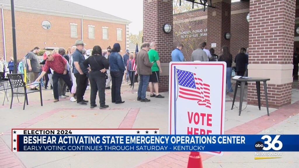 Beshear Activating State Emergency Operations Center For Election Security